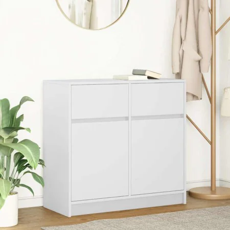 Sideboard with white drawer 80x34x76 cm engineered wood by , Sideboards - Ref: Foro24-861535, Price: 88,16 €, Discount: %