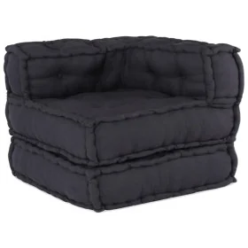 Modular anthracite fabric pouf 70x70x54 by , Cushions for chairs and sofas - Ref: Foro24-4019025, Price: 148,19 €, Discount: %