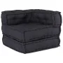 Modulares Pouf aus anthrazitfarbenem Stoff 70x70x54 von , Kissen für Stühle und Sofas - Ref: Foro24-4019025, Preis: 148,19 €,...