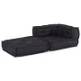 Modulares Pouf aus anthrazitfarbenem Stoff 70x70x54 von , Kissen für Stühle und Sofas - Ref: Foro24-4019025, Preis: 148,19 €,...