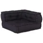 Modulares Pouf aus anthrazitfarbenem Stoff 70x70x54 von , Kissen für Stühle und Sofas - Ref: Foro24-4019025, Preis: 148,19 €,...