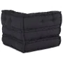 Modular anthracite fabric pouf 70x70x54 by , Cushions for chairs and sofas - Ref: Foro24-4019025, Price: 148,19 €, Discount: %