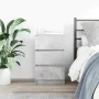 Bedside table with 3 concrete gray drawers 39x35x65 cm by , Nightstands - Ref: Foro24-861343, Price: 60,57 €, Discount: %