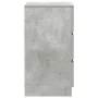 Bedside table with 3 concrete gray drawers 39x35x65 cm by , Nightstands - Ref: Foro24-861343, Price: 60,57 €, Discount: %