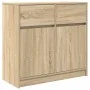 Sideboard mit Schublade Eiche Sonoma 80x34x76 cm Ingenieurholz von , Sideboards - Ref: Foro24-861537, Preis: 84,58 €, Rabatt: %