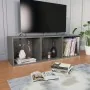 Glossy gray plywood book shelf 36x30x114cm by vidaXL, Bookcases and shelves - Ref: Foro24-800143, Price: 34,44 €, Discount: %