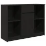 Sideboard with black oak drawer 101x35x76 cm engineered wood by , Sideboards - Ref: Foro24-861563, Price: 94,34 €, Discount: %