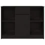 Sideboard with black oak drawer 101x35x76 cm engineered wood by , Sideboards - Ref: Foro24-861563, Price: 94,34 €, Discount: %