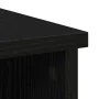Sideboard with black oak drawer 101x35x76 cm engineered wood by , Sideboards - Ref: Foro24-861563, Price: 94,34 €, Discount: %