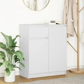 Aparador con cajón blanco 71x35x84 cm madera de ingeniería von , Sideboards - Ref: Foro24-861589, Preis: 90,63 €, Rabatt: %
