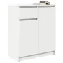 Aparador con cajón blanco 71x35x84 cm madera de ingeniería by , Sideboards - Ref: Foro24-861589, Price: 90,63 €, Discount: %