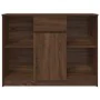 Aparador con cajón roble marrón 101x35x76 cm madera ingeniería by , Sideboards - Ref: Foro24-861568, Price: 91,33 €, Discount: %