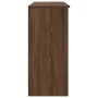 Aparador con cajón roble marrón 101x35x76 cm madera ingeniería by , Sideboards - Ref: Foro24-861568, Price: 91,33 €, Discount: %