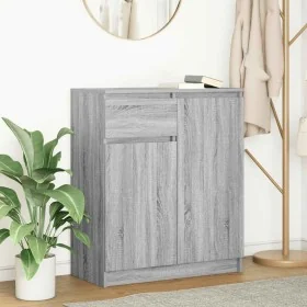 Aparador con cajón Sonoma gris 71x35x84 cm madera de ingeniería de , Aparadores - Ref: Foro24-861594, Precio: 88,39 €, Descue...