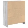 Aparador con cajón Sonoma gris 71x35x84 cm madera de ingeniería de , Aparadores - Ref: Foro24-861594, Precio: 88,39 €, Descue...