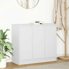 Aparador de madera de ingeniería blanco 85x34x76 cm de , Aparadores - Ref: Foro24-861625, Precio: 93,90 €, Descuento: %