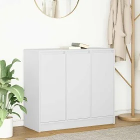 White engineered wood sideboard 85x34x76 cm by , Sideboards - Ref: Foro24-861625, Price: 93,92 €, Discount: %