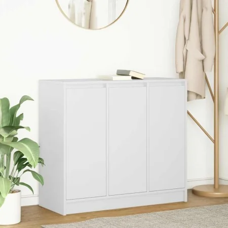 Aparador de madera de ingeniería blanco 85x34x76 cm de , Aparadores - Ref: Foro24-861625, Precio: 93,90 €, Descuento: %