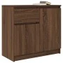 Aparador con cajón roble marrón 71x35x65 cm madera ingeniería de , Aparadores - Ref: Foro24-861604, Precio: 76,53 €, Descuent...