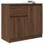 Sideboard mit Schublade aus brauner Eiche 71x35x65 cm Ingenieurholz von , Sideboards - Ref: Foro24-861604, Preis: 76,53 €, Ra...