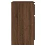 Aparador con cajón roble marrón 71x35x65 cm madera ingeniería de , Aparadores - Ref: Foro24-861604, Precio: 76,53 €, Descuent...