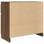 Sideboard with brown oak drawer 71x35x65 cm engineered wood by , Sideboards - Ref: Foro24-861604, Price: 75,85 €, Discount: %