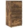 Smoked oak sideboard 37.5x35x76 cm engineered wood by , Sideboards - Ref: Foro24-861755, Price: 72,98 €, Discount: %