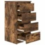 Smoked oak sideboard 37.5x35x76 cm engineered wood by , Sideboards - Ref: Foro24-861755, Price: 72,98 €, Discount: %