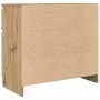 Handgefertigter Eichenschrank mit Schublade, 71x35x65cm, aus Ingenieurholz. von , Sideboards - Ref: Foro24-861606, Preis: 74,...