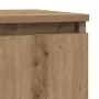 Handgefertigter Eichenschrank mit Schublade, 71x35x65cm, aus Ingenieurholz. von , Sideboards - Ref: Foro24-861606, Preis: 74,...