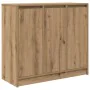 Artisan Oak Sideboard 85x34x76 cm Engineered Wood by , Sideboards - Ref: Foro24-861633, Price: 90,68 €, Discount: %