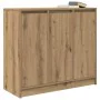 Artisan Oak Sideboard 85x34x76 cm Engineered Wood by , Sideboards - Ref: Foro24-861633, Price: 90,68 €, Discount: %