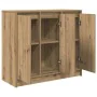 Artisan Oak Sideboard 85x34x76 cm Engineered Wood by , Sideboards - Ref: Foro24-861633, Price: 90,68 €, Discount: %