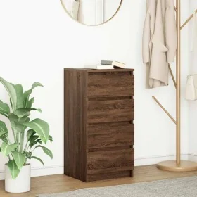 Brown oak sideboard 37.5x35x76 cm engineered wood by , Sideboards - Ref: Foro24-861757, Price: 75,08 €, Discount: %