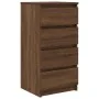 Aparador roble marrón 37,5x35x76 cm madera de ingeniería de , Aparadores - Ref: Foro24-861757, Precio: 75,08 €, Descuento: %