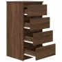 Brown oak sideboard 37.5x35x76 cm engineered wood by , Sideboards - Ref: Foro24-861757, Price: 75,08 €, Discount: %