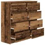 Old wooden sideboard 100x35x99 cm engineered wood by , Sideboards - Ref: Foro24-3328496, Price: 155,04 €, Discount: %