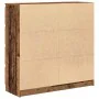 Old wooden sideboard 100x35x99 cm engineered wood by , Sideboards - Ref: Foro24-3328496, Price: 155,04 €, Discount: %