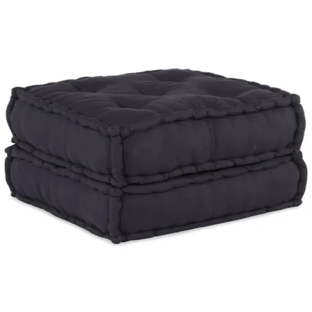 Modular pouf in anthracite fabric 70x70x36 cm by , Cushions for chairs and sofas - Ref: Foro24-4019027, Price: 117,18 €, Disc...
