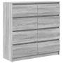 Aparador Sonoma gris 100x35x99 cm madera de ingeniería de , Aparadores - Ref: Foro24-3328494, Precio: 160,58 €, Descuento: %