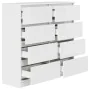 White sideboard 100x35x99 cm engineered wood by , Sideboards - Ref: Foro24-3328489, Price: 156,62 €, Discount: %