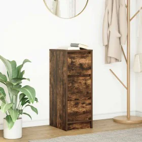 Rauchiger Eichenschrank 29,5x34x76 cm aus Ingenieurholz von , Sideboards - Ref: Foro24-861638, Preis: 61,08 €, Rabatt: %