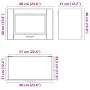 Porto wall kitchen cabinet made of engineered oak wood craftsmanship by , Kitchen cabinets - Ref: Foro24-854086, Price: 50,78...