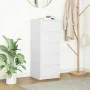 White sideboard with drawers 37.5x35x99 cm engineered wood by , Sideboards - Ref: Foro24-861760, Price: 95,72 €, Discount: %