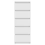 Aparador con cajones blanco 37,5x35x99 cm madera de ingeniería de , Aparadores - Ref: Foro24-861760, Precio: 95,72 €, Descuen...