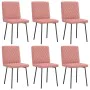Esstischstühle, 6 Stück, Kunstleder, rosa. von , Essstühle - Ref: Foro24-3315490, Preis: 251,28 €, Rabatt: %