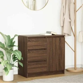 Sideboard with brown oak drawer 71x35x65 cm engineered wood by , Sideboards - Ref: Foro24-861577, Price: 83,27 €, Discount: %