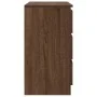 Sideboard with brown oak drawer 71x35x65 cm engineered wood by , Sideboards - Ref: Foro24-861577, Price: 83,27 €, Discount: %