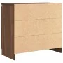 Sideboard with brown oak drawer 71x35x65 cm engineered wood by , Sideboards - Ref: Foro24-861577, Price: 83,27 €, Discount: %