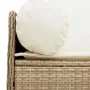 Sofá de jardín de 3 plazas con cojines ratán sintético beige by , Outdoor sofas - Ref: Foro24-4104176, Price: 238,98 €, Disco...